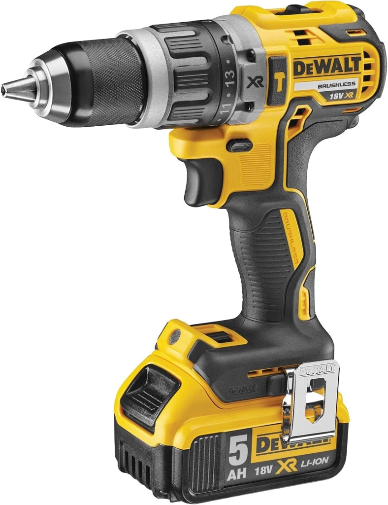 DEWALT DCK383P2T-QW Kit Di 3 Strumenti 18 V, Trapano Avvitatore Compatto, Avvitatore A Urti E Meuleuses