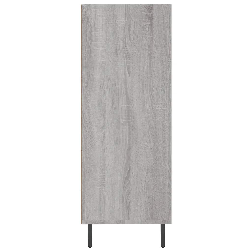 Scaffale Grigio Sonoma 69,5x32,5x90 cm in Legno Multistrato 828386