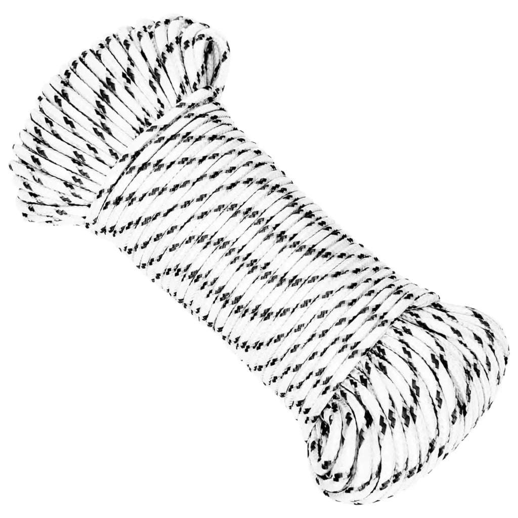 Corda multiuso 5 mm 50 m Bianco Poliestere 3473495