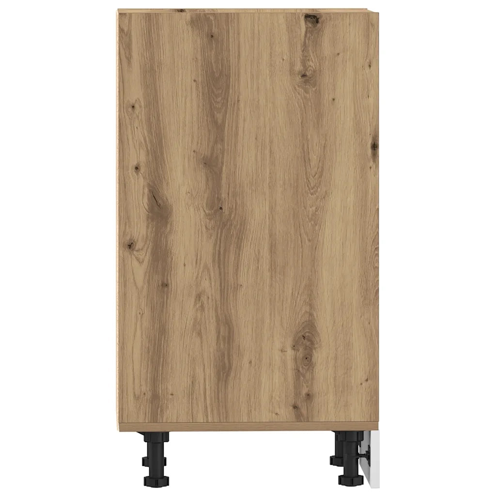 Pensile da cucina | Armadio Inferiore ¡°Riga¡± Rovere Artigianale 40x44,5x81,5 cm