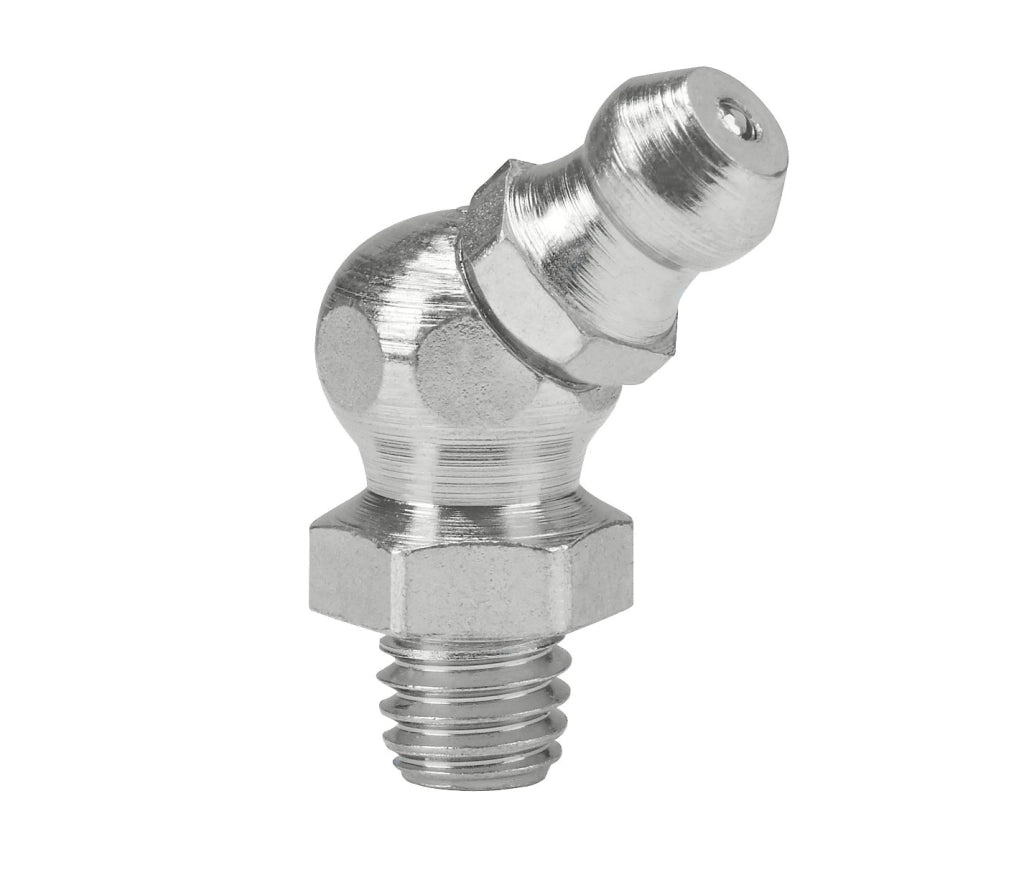 INGRASSATORE TIPO HYDRAULIK A 45  ° 'BLISTER' M10x1 - 10 pezzi- PRESSOL