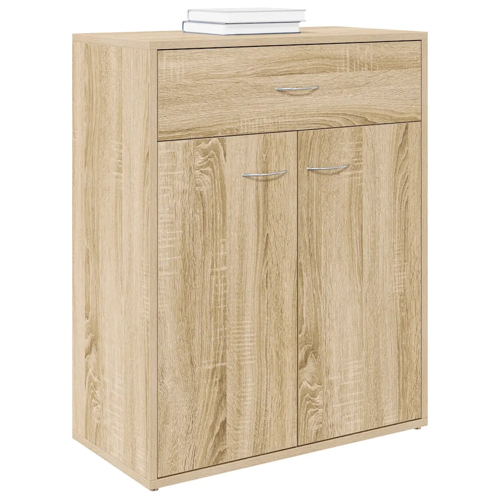 Credenza Rovere Sonoma 60x30x75 cm in Truciolato cod mxl 14795