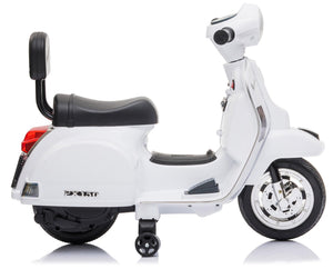 Piaggio Mini Vespa PX150 Elettrica 6V per Bambini Bianca