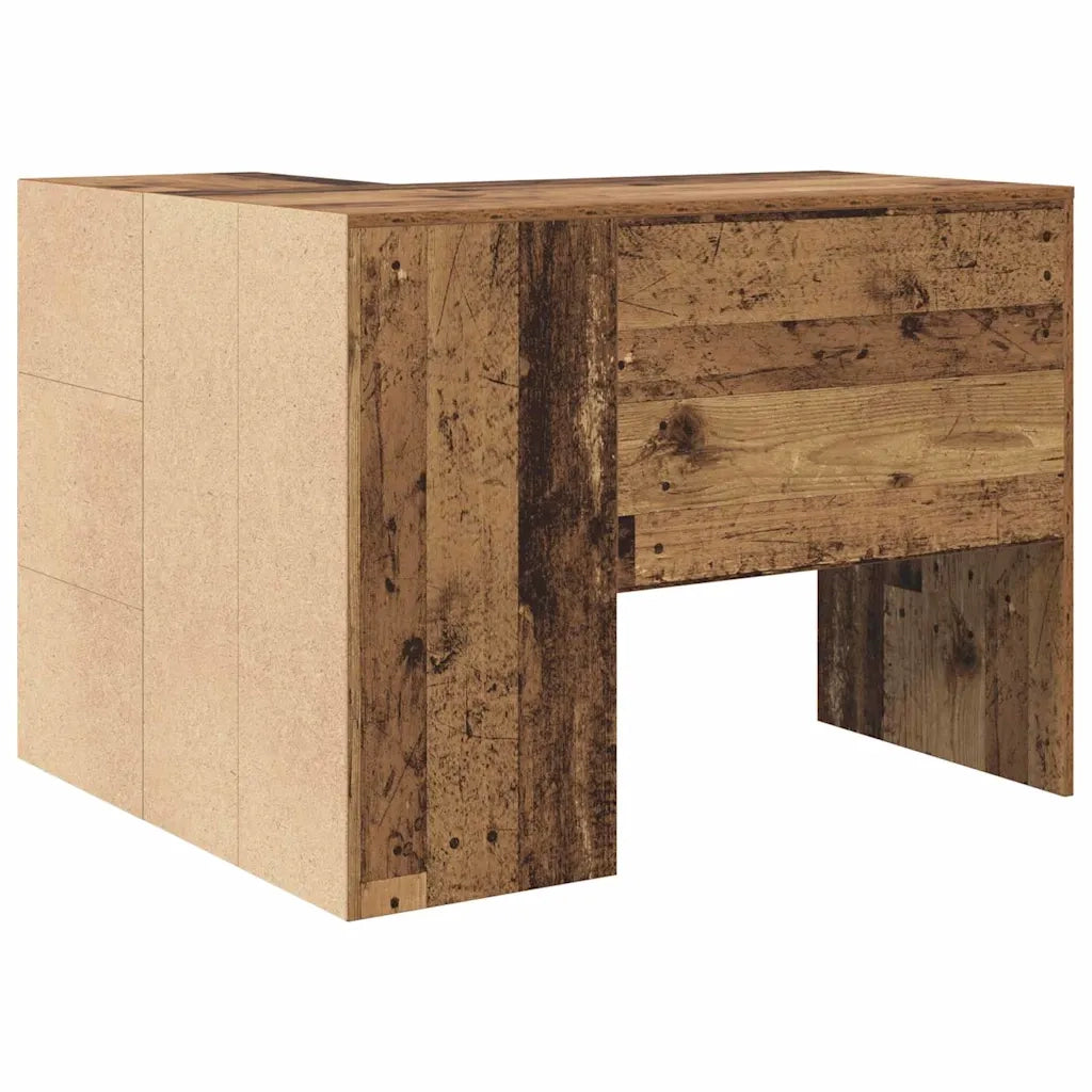Scrivania ad angolo con cassetto Legno vecchio 102 x 88 x 75 cm 3337279