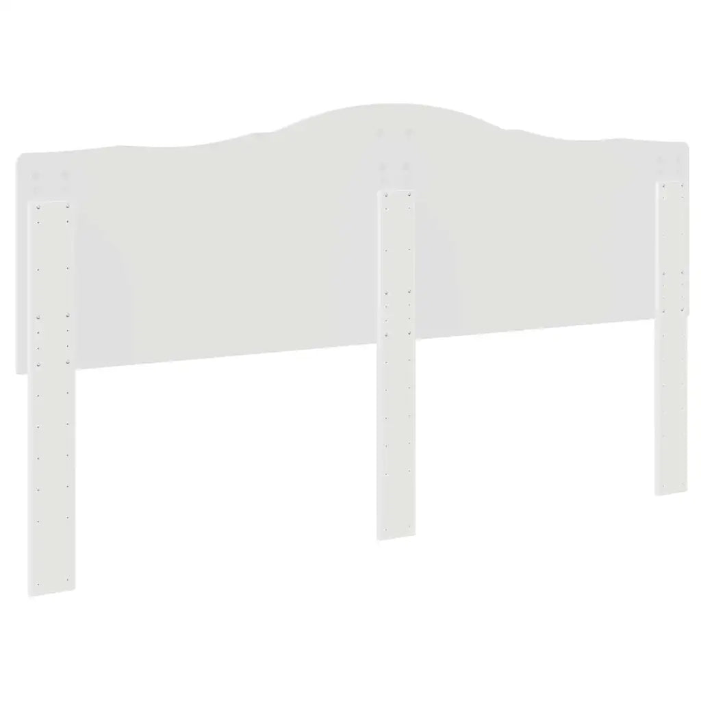 Testiera-Testata-Testiera Decorativa Bianco 200 cm Legno multistrato 682424