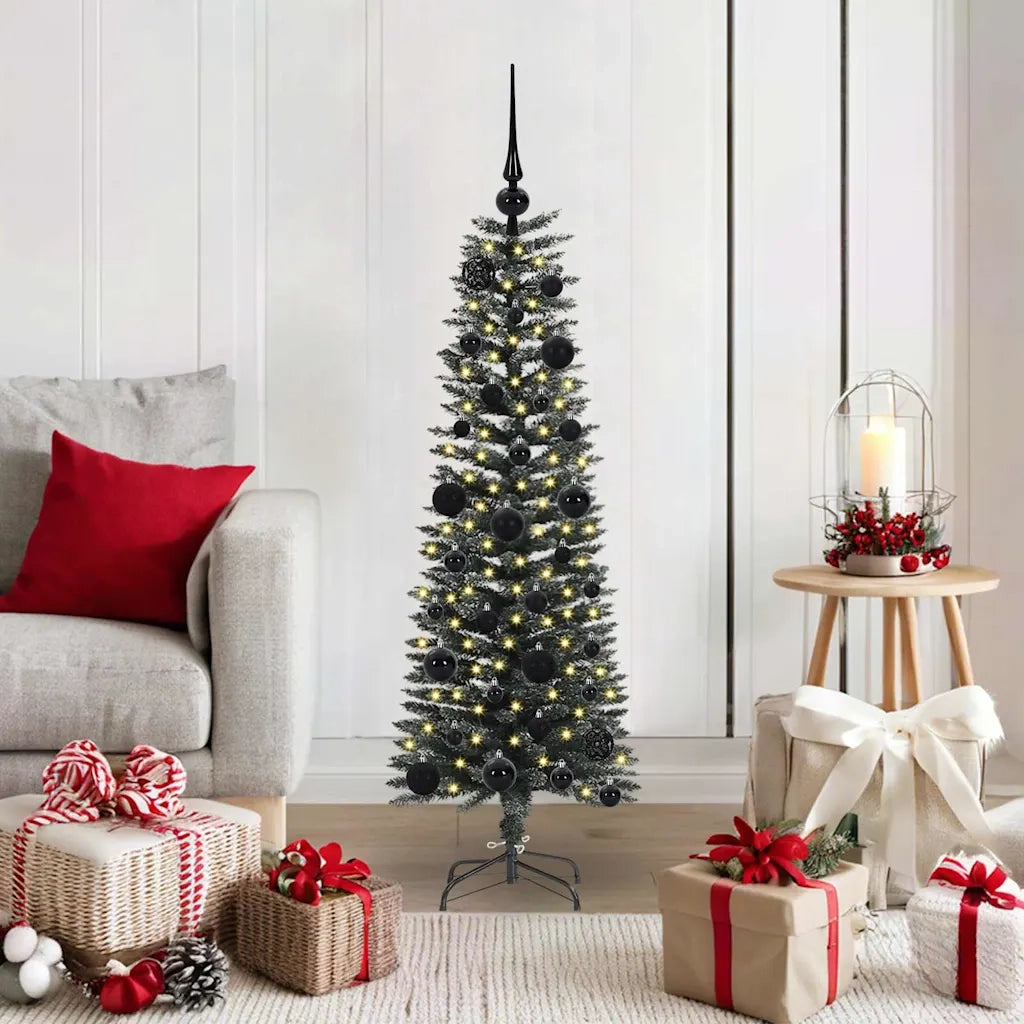 Albero di Natale artificiale con 150 LED Verde 120 cm 3395917