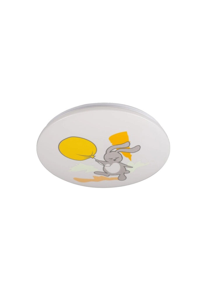 Plafoniera bimbi Rabalux Hopply Ø38 con coniglio LED 24W