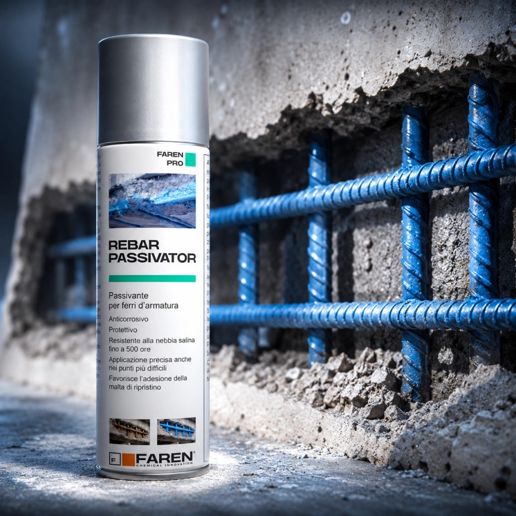 Faren rebar passivator protettivo per la protezione dei ferri d’armatura 500 ml