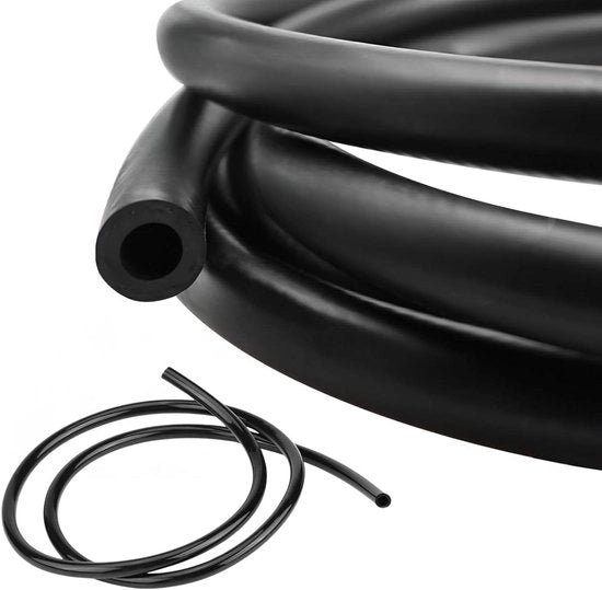 Tubo di Gas Indoor 8 mm Tubo di Gasolio Outdoor per Motocicletta 5 mm Lunghezza 1 m Nero