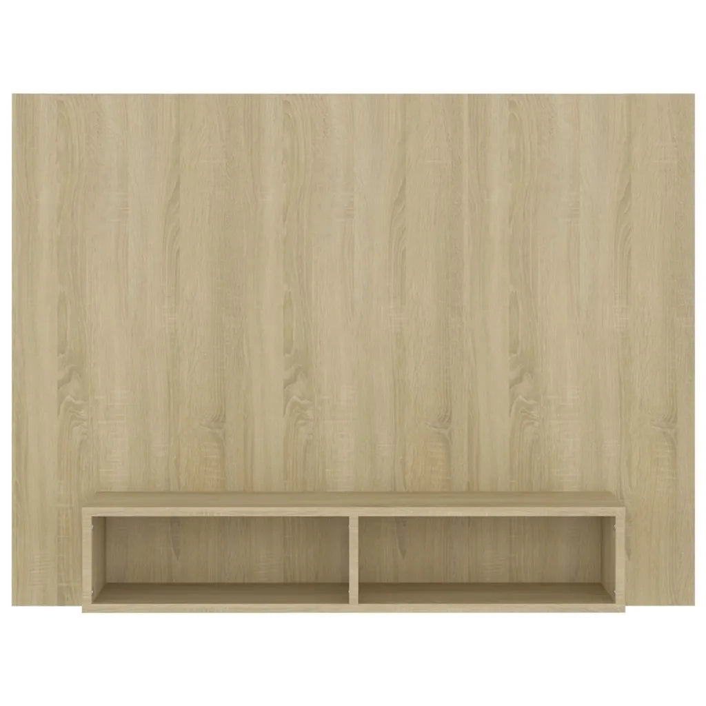 Mobile TV a Muro Rovere Sonoma 120x23,5x90 cm Legno Multistrato 808272