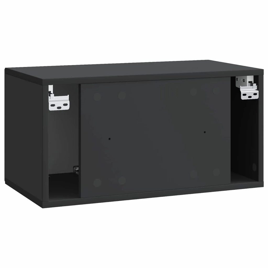 Mobile Porta TV da Muro Nero 59,5 x 31 x 30 cm 898706