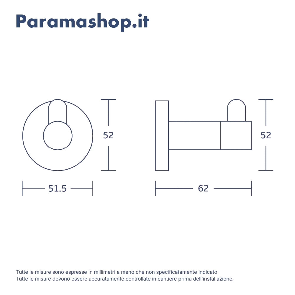Set da bagno nero opaco 2 accessori: porta asciugamani 39cm e doppio appendino | Hook