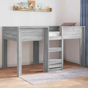 Letto a Castello per Bambini Grigio Sonoma 100 x 200 cm 3410504