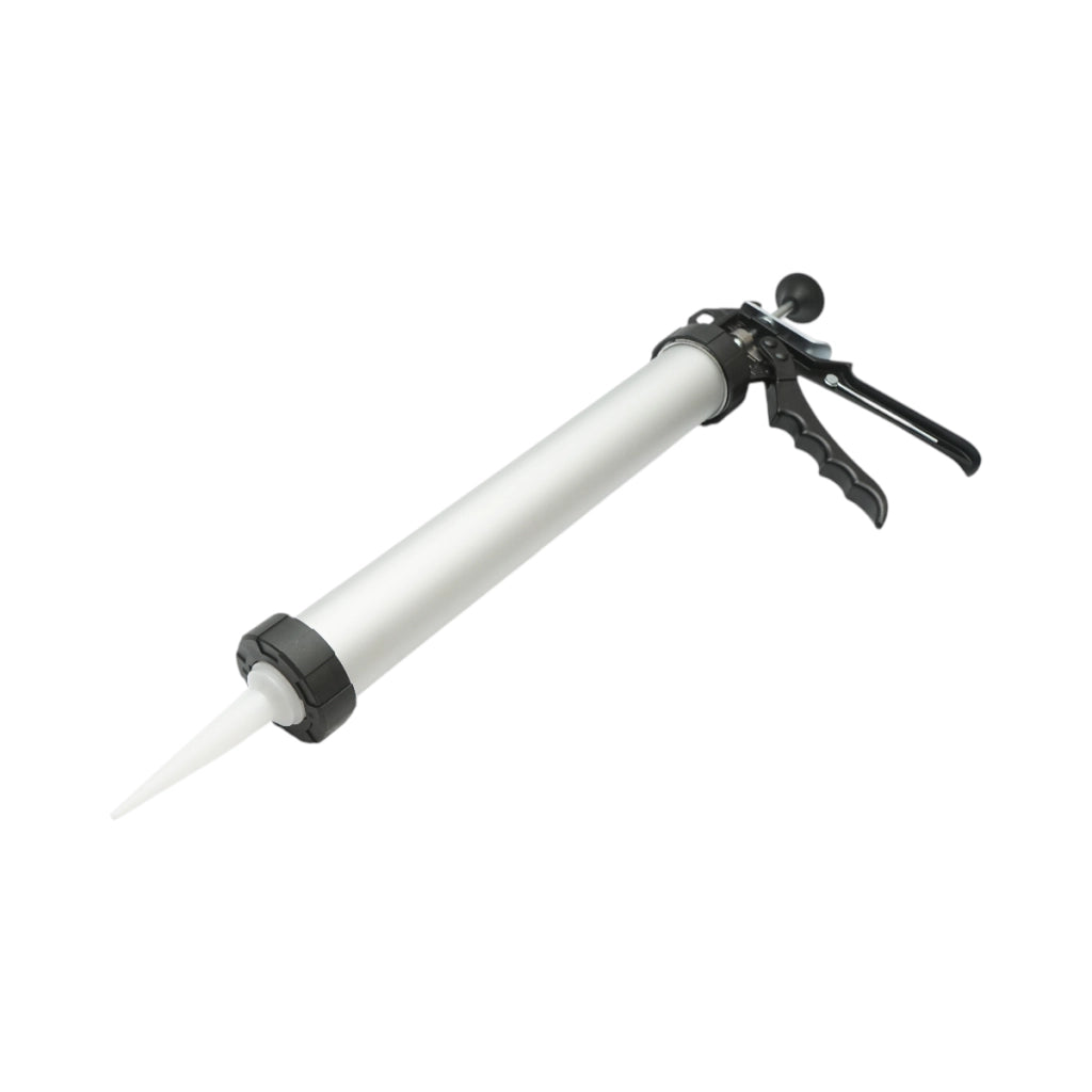 Pistola professionale in alluminio 6N per silicone tipo salame 600ml Penosil