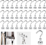 30 pacchi di gravi chiodi magnetici - magneti neodymium per chiavi, attrezzi, abbigliamento - cucina, garage, ufficio, frigorifero