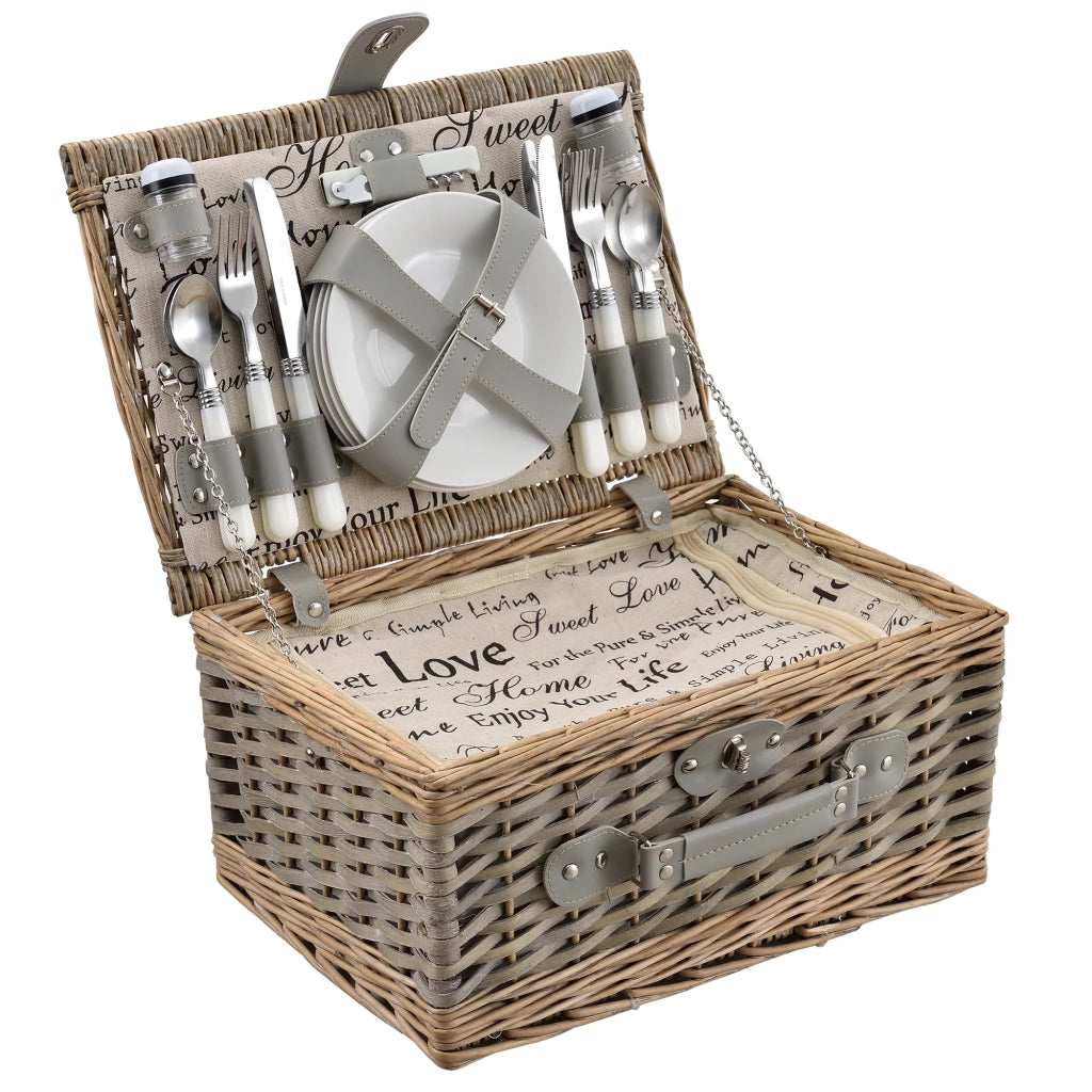 Cestino da picnic grigio per 4 persone 03_0010214