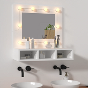 Mobile a Specchio con LED Bianco 60x31,5x62 cm cod mxl 62861