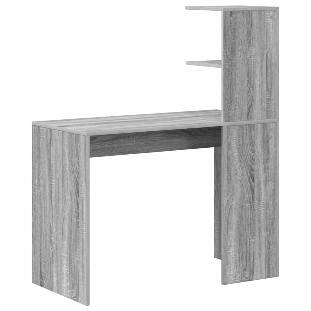 Scrivania Grigio Sonoma 102 x 50 x 124 cm Legno ingegnerizzato 869359