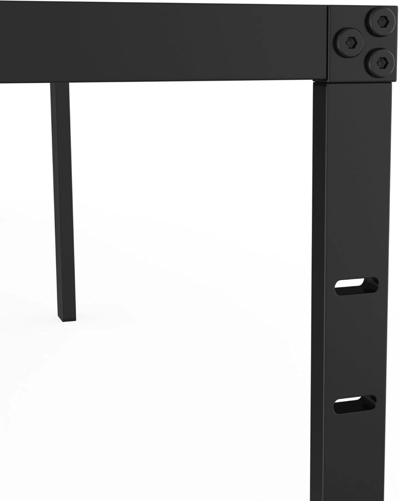 Telaio letto 140 x 200 cm, in metallo, con rete a doghe, letto matrimoniale, letto per ragazzi e ragazzi, in metallo, per camera da letto, camera degli ospiti