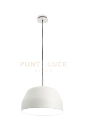 MUG LAMPADARIO A SOSPENSIONE 3 LUCI MEDIA IN METALLO CREMA ATTACCO E27 D.40CM