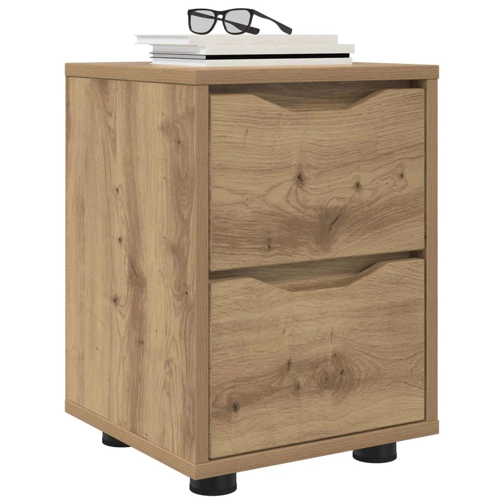 Comodino Rovere artigianale 30,5 x 30 x 43 cm Legno multistrato 888815