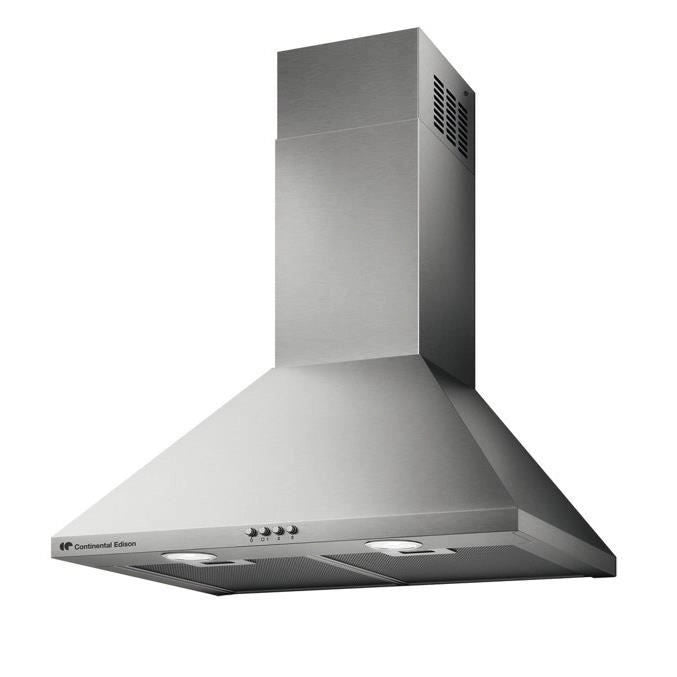 Cappa piramide CONTINENTAL EDISON CEHP6060S - 60 cm