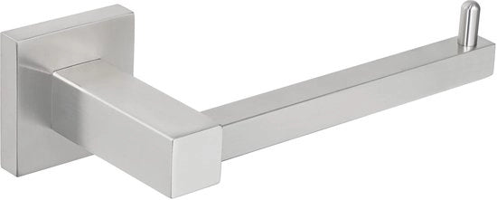 Supporto per il rotolo di carta igienica in acciaio inossidabile 304, 20 cm foro di perforazione, supporto per il rotolo di carta igienica con viti nascoste, supporto per il rotolo di carta igienica per la stanza da bagno, finitura a sbalzo.