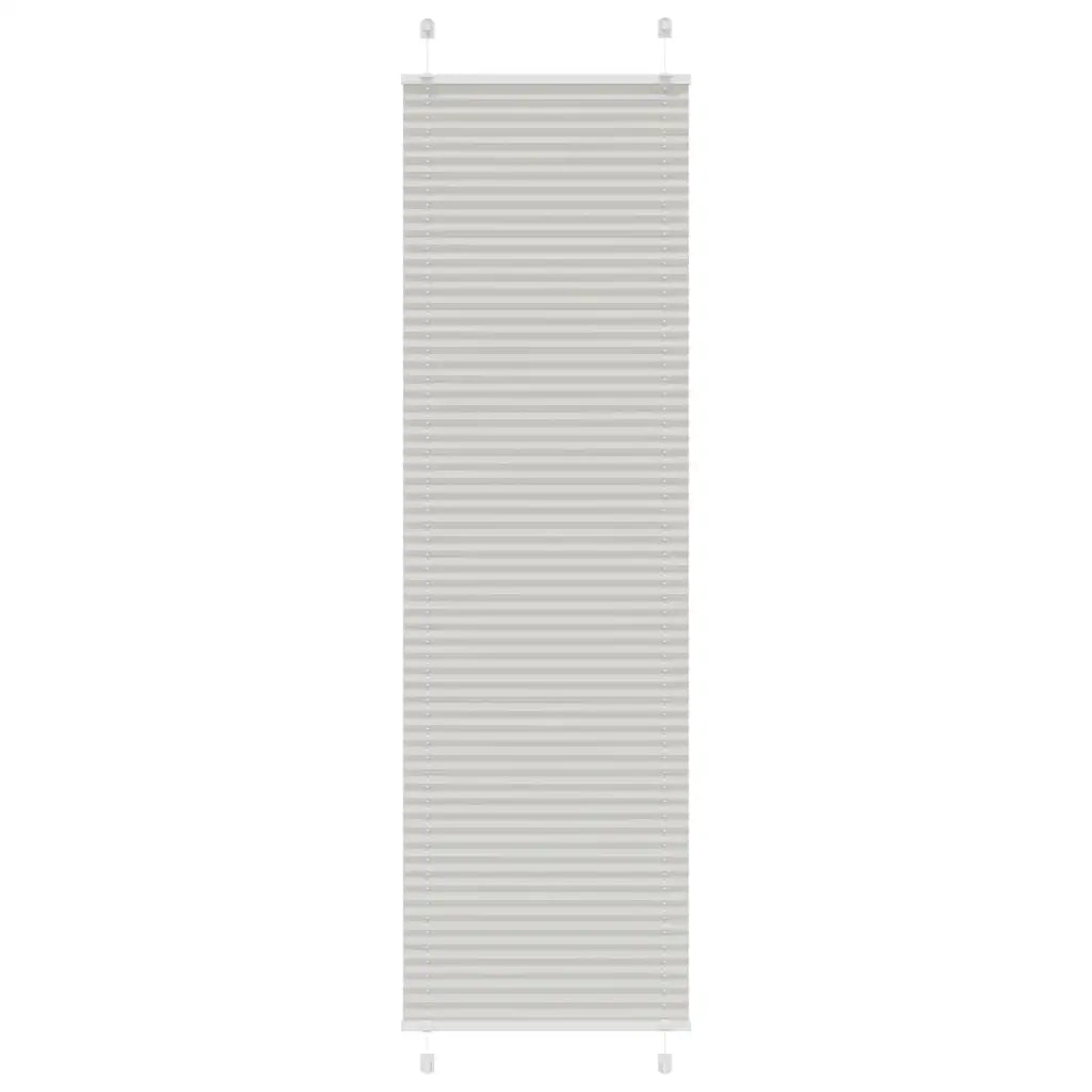 Tenda Plissettata Grigio Chiaro 65x200 cm Larghezza Tessuto 4015357