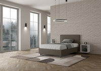 Letto 1 Piazza e Mezzo 120x210 cm Senza Rete Adele Cappuccino