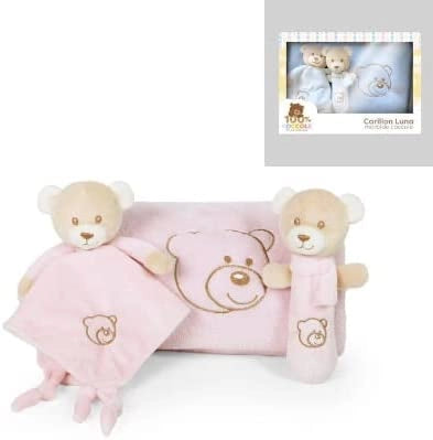 Set Copertina e Peluche neonato Neonati Mesi cm Bambini regalo Peluche Copertina Doudou Cotone Bambino Morbida Morbido B