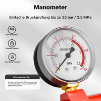 Pompa di riempimento e collaudo 25 bar per impianto solare riscaldamento acqua