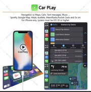 Aggiornamento 2024 per CarPlay/Android Auto - Adattatore 2Air per CarPlay/Android Auto - Connessione migliorata con dongle Plug-and-play sensibile al tocco