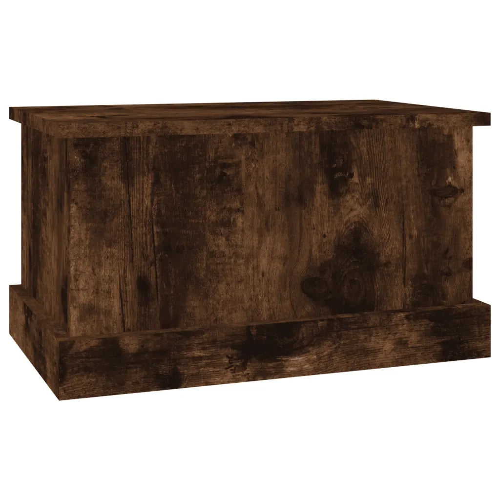Contenitore Rovere Fumo 50x30x28 cm Legno Multistrato 816501