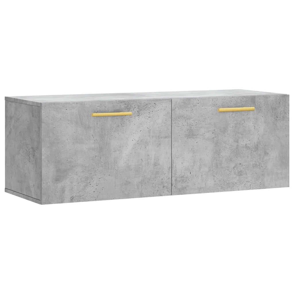 Mobile a Parete Grigio Cemento 100x36,5x35 cm Legno Multistratocod mxl 104097