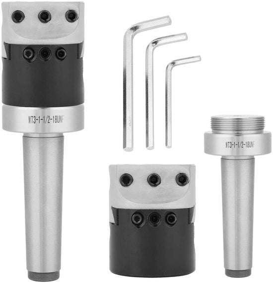 Collet di viti MT3-M12 per testa di foro - Adattatore per arboro di congelamento - Alta precisione - Testa di foro 2 pollici - Adatto per attrezzature meccaniche - Resistenza aumentata