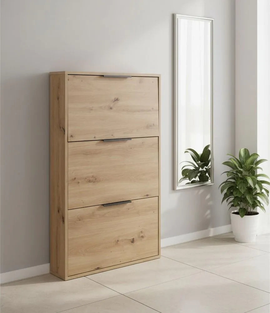 SCARPIERA 3 RIBALTE ARTISAN L.65 P.15 H.105,5 cm