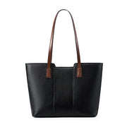Borsa a tracolla da donna in vera pelle nera