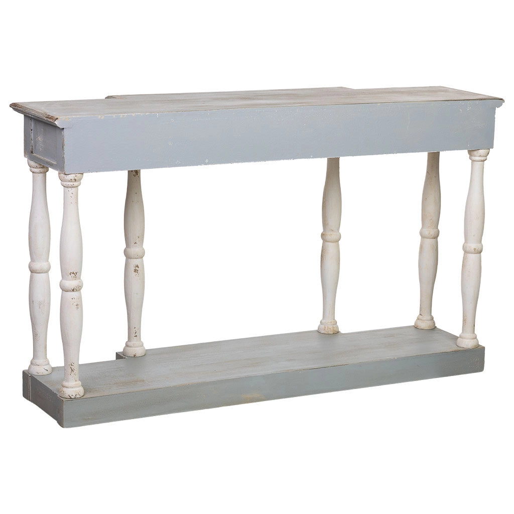 Mobile da ingresso in legno con 4 cassetti 142,5x42x85h cm