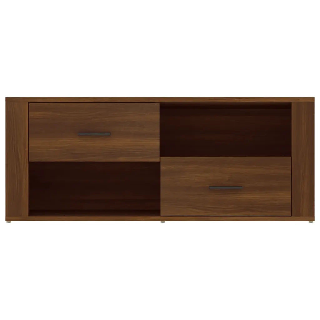 Mobile TV-Credenza per TV-Console TV Rovere Marrone 100x35x40 cm in Legno Multistrato 174869
