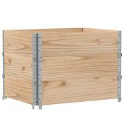 Fioriera | Cassetta per fiori | Vaso da Giardino 80x60 cm in Legno Massello di Pino
