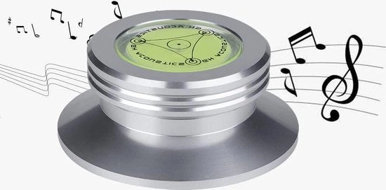 Vinileggi stabilizzatore per dischi, peso 225g, stabilizza la velocità di rotazione