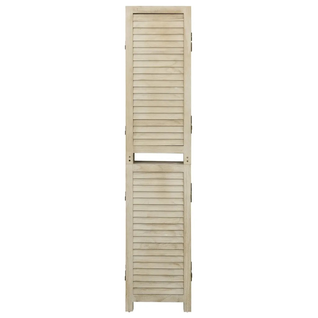 Divisorio a 5 Pannelli 175 x 165 cm Legno Massello di Paulownia cod mxl 65669