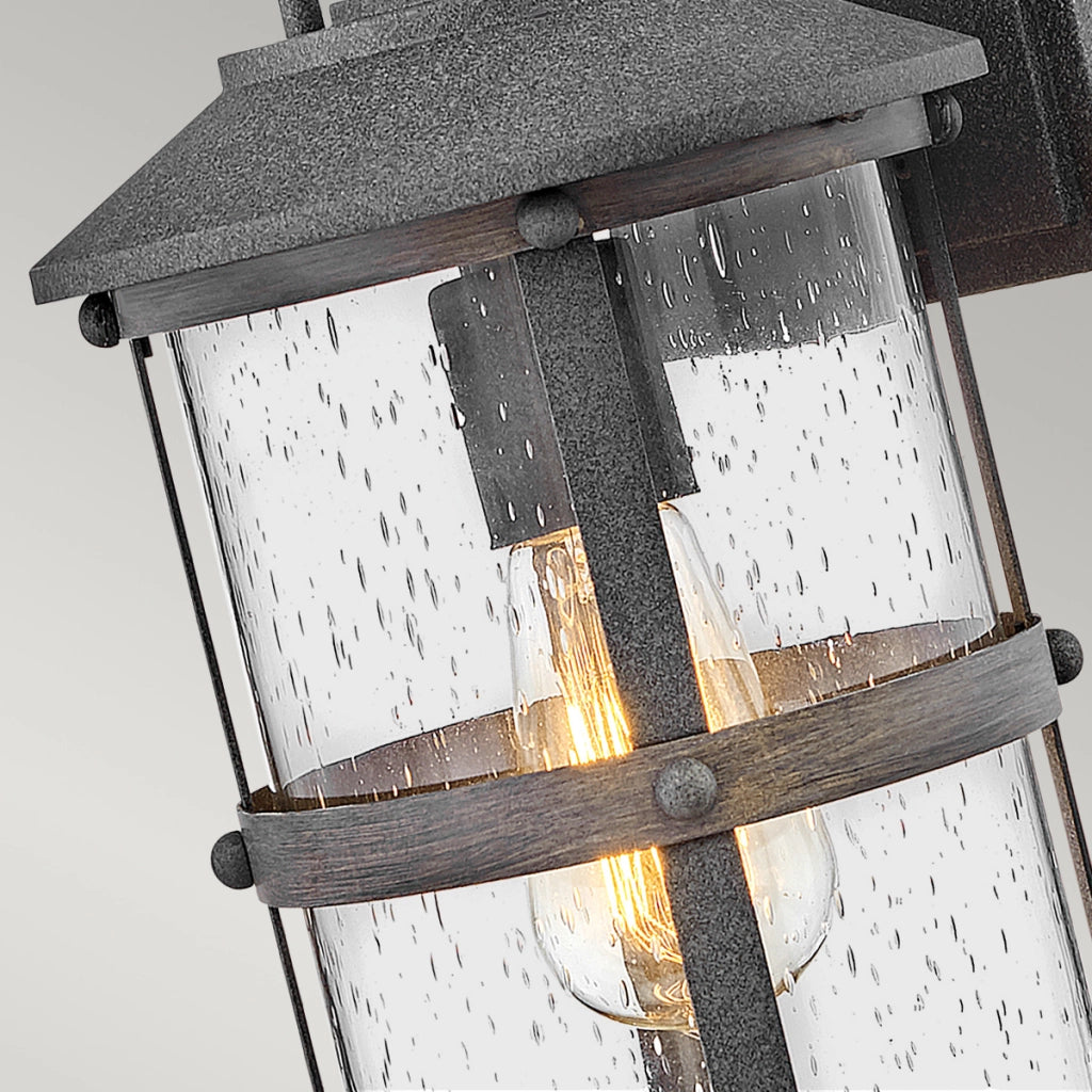 Applique esterna Lakehouse Quintiesse zinco legno E27