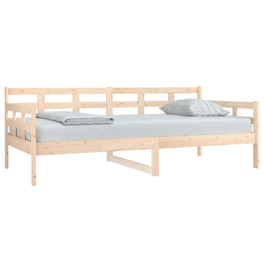 Letto singolo | Letto per adulti | Dormeuse in Legno Massello di Pino 90x190 cm