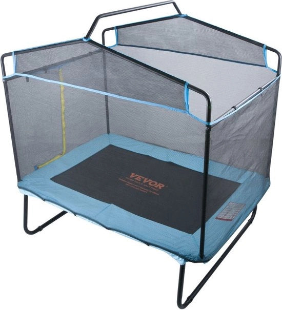 Trampolino rettangolare in acciaio inossidabile - 175x126 cm