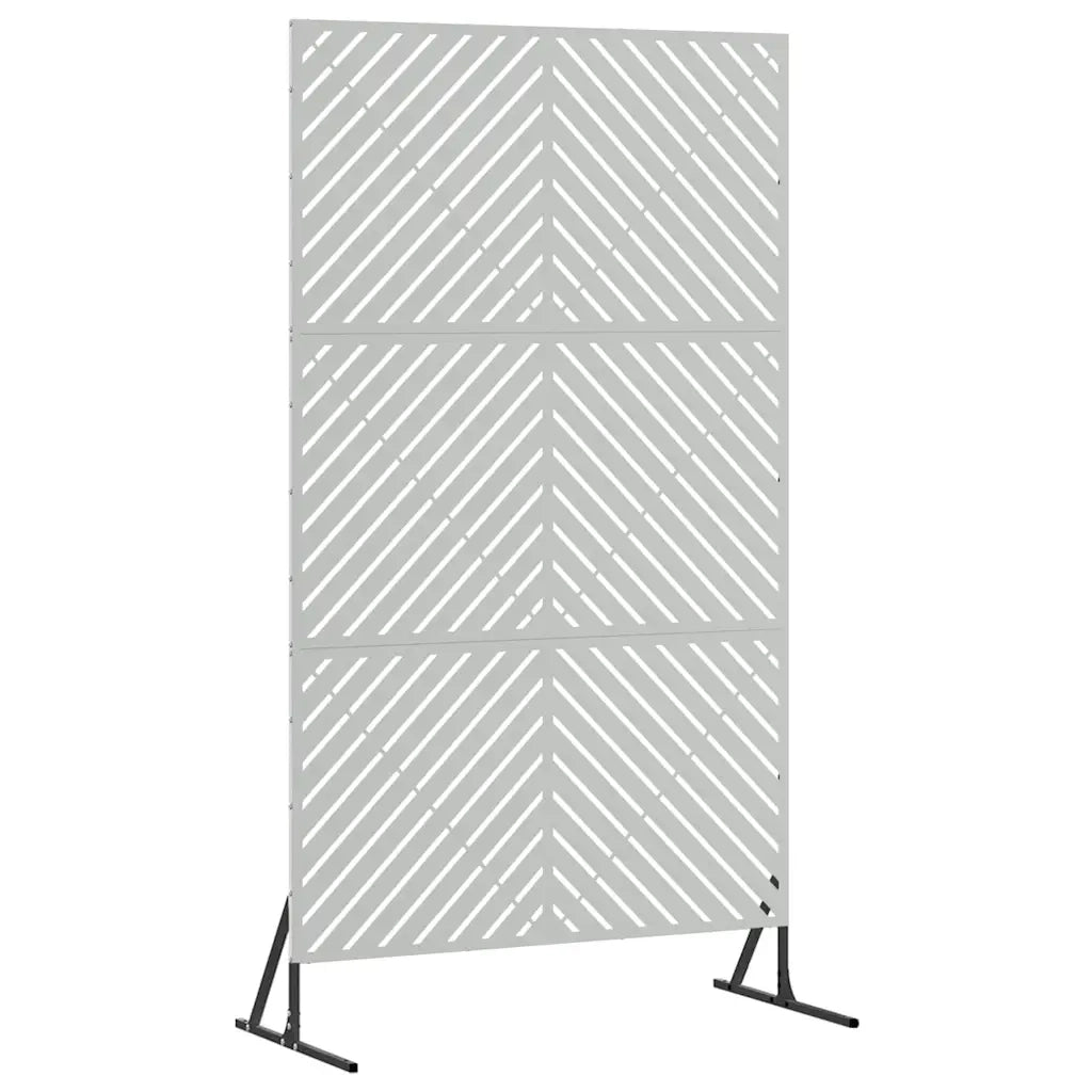 Schermo per Privacy Grigio 100 x 50 x 180 cm Acciaio CFW7456739