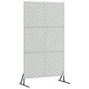 Schermo per Privacy Grigio 100 x 50 x 180 cm Acciaio CFW7456739