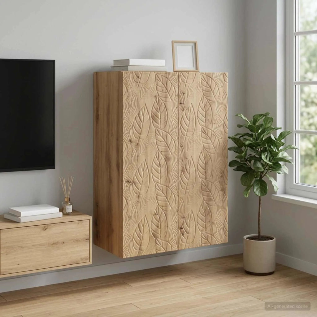 Mobiletto a muro Rovere Artigianale 66 x 34,5 x 90 cm 898744