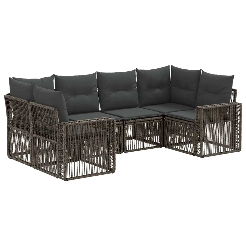 Set Divano da Giardino 6 pz 6-Numero di posti 3435221
