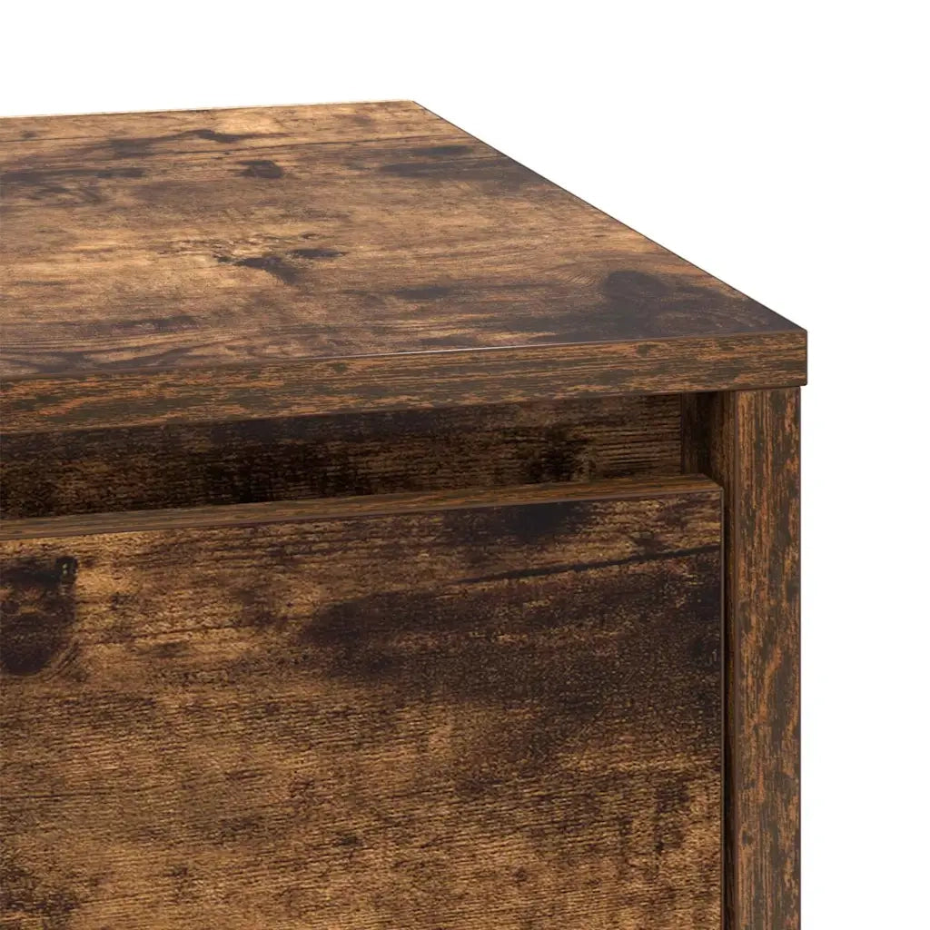 Armadio da Notte con cassetto Rovere fumé 39 x 34,5 x 50 cm 869618